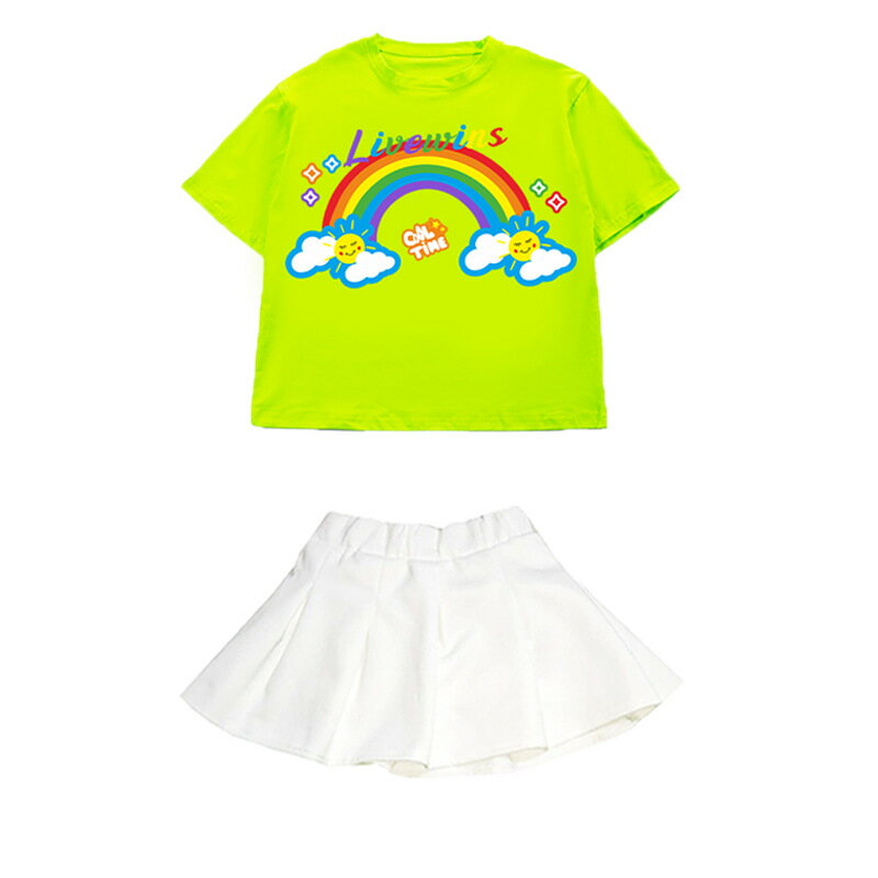 【最大21％OFF夏セールまとめクーポン有】チアリーディング 衣類 幼稚園 小学生 ダンス 発表会 卒業写真 合唱 衣装