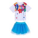【GW限定15%OFFクーポン有】子供服 丸いスカート ダンス衣装 幼稚園 卒業写真 発表会 体操着 夏用