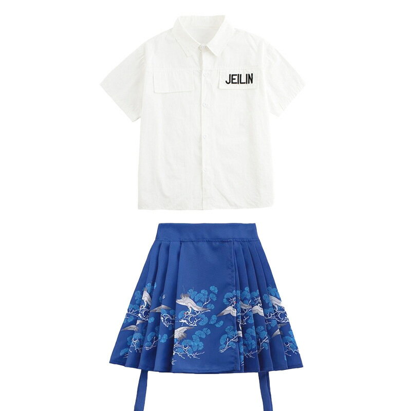 【最大2000円OFFクーポン有】キッズ 衣装 女の子 漢服 マ面裙 体操 文化祭 幼稚園 幼児 衣装