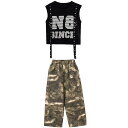 【最大2000円OFFクーポン有】子供用 ジャズ ダンスウェア 女の子 用 練習着 夏季 露出 フィットネス 衣装