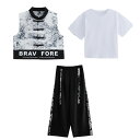 【最大2000円OFFクーポン有】子供 演出 衣装 中式 国潮 ストリートダンス ダンス服 男の子 ヒップホップ 服 女の子 おしゃれ