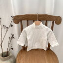 【最大2000円OFFクーポン有】子供用 半高く カットソー Tシャツ 長袖 春秋 ベビー用 綿100% プリント 男女兼用 インナー ウェア