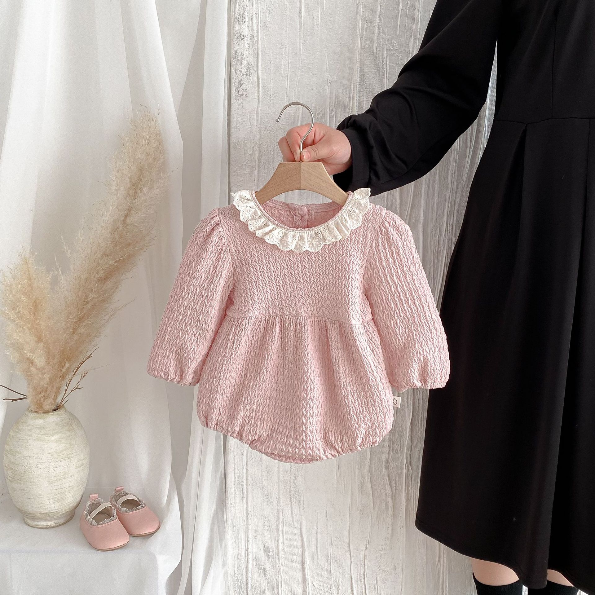 【最大2000円まとめクーポン利用可】ベビー服 女の子 ピンク ドレス ロンパース ハロウィン おしゃれ 新生児