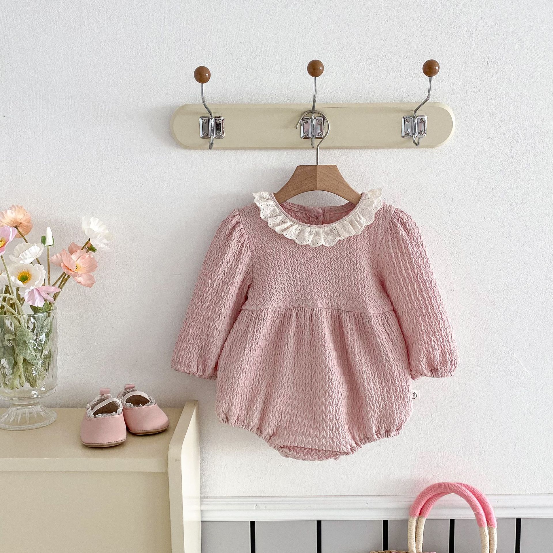 【最大2000円まとめクーポン利用可】ベビー服 女の子 ピンク ドレス ロンパース ハロウィン おしゃれ 新生児