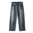【全品11%OFF21日迄】メンズ ファッション ボトムス ジーンズ 春 新作 ヴィンテージ ウェッジ デニム カジュアル ストレート チノパン(4)