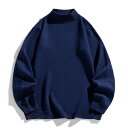【GW限定15%OFFクーポン有】メンズ 冬 再起毛 タートルネック ニット セーター 厚手 保温 ベーシック 無地