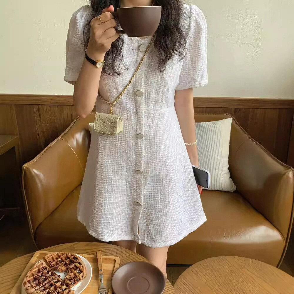 【GW限定15％OFFクーポン有】連衣裙 夏用 セクシー ドレッシング フレア スカート レディース フェミニン おしゃれ