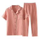 寝具 セット 無印風 カジュアル リネン 格子柄 夏用 男女兼用 柔らかい 綿100% 短袖 長ズボン ルームウェア おしゃれ 通気性 良い 体にやさしい