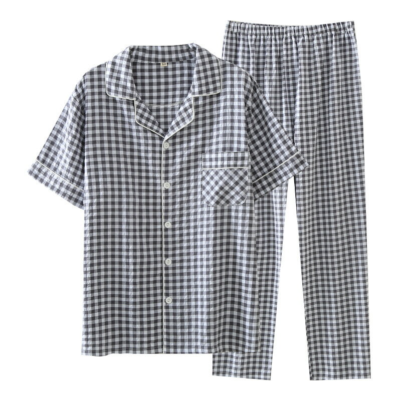【最大15％OFFお買い物マラソン限定】メンズ パジャマ セットアップ 夏用 短袖 シャツ 柔らかい