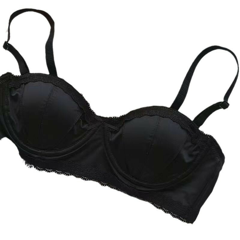 【最大21％OFF夏セールまとめクーポン有】ブラジャー ストラップレス ハーフカップ シームレス 小胸向け ボリュームアップ 防滑 防透け..