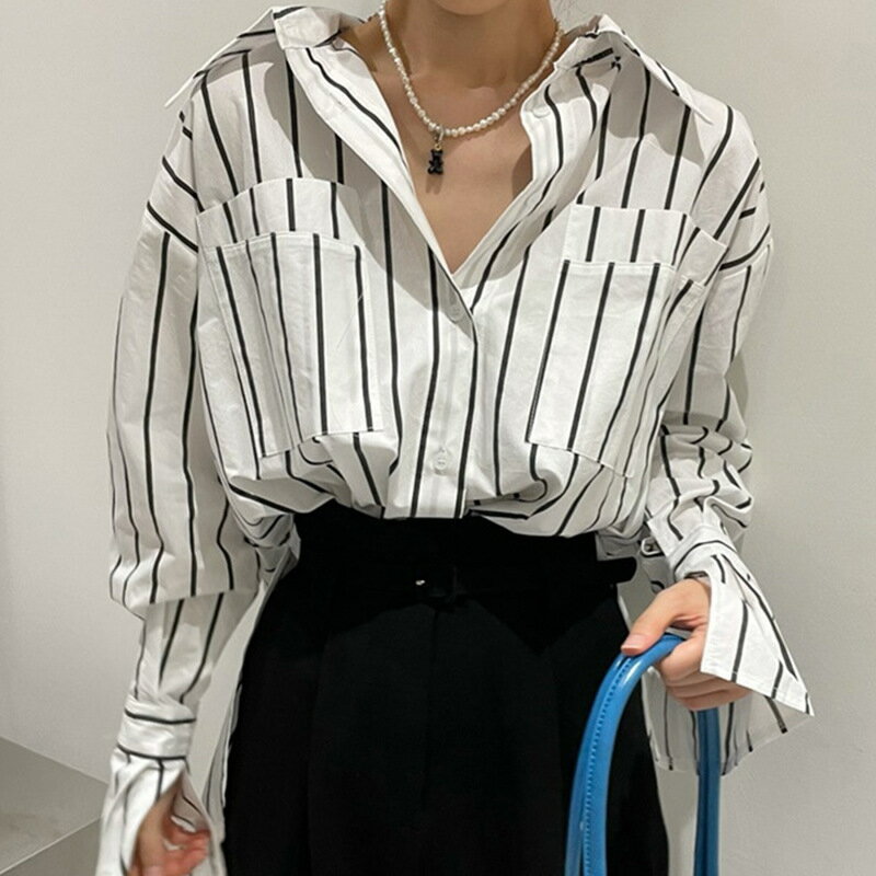 【最大15％OFFお買い物マラソン限定】ポロシャツ レディース トップス 襟付き ストライプ デザイ