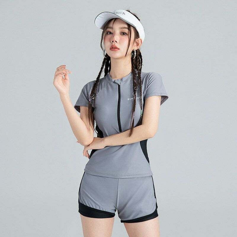 【まとめクーポン2000円最大利用可能】水着 女性用 スポーツ ガールズ 保守的 分体型 平角 おしゃれ 温泉 新作 風 ショートパンツ 水泳館 レディース ゆったり シルエット ストレッチ
