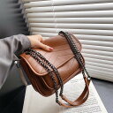 【最大21%OFF夏セールまとめクーポン有】斜め掛け バッグ レディース チェーン バッグ トレンド 秋 シンプル ショルダーバッグ 無地 小型バッグ(4)