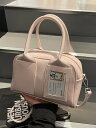 バッグ 女性用 ボストンバッグ おしゃれ 斜め掛け 小型 ショルダーバッグ カジュアル 手提げ クッションタイプ 新作 トレンド 収納便利 プレゼント