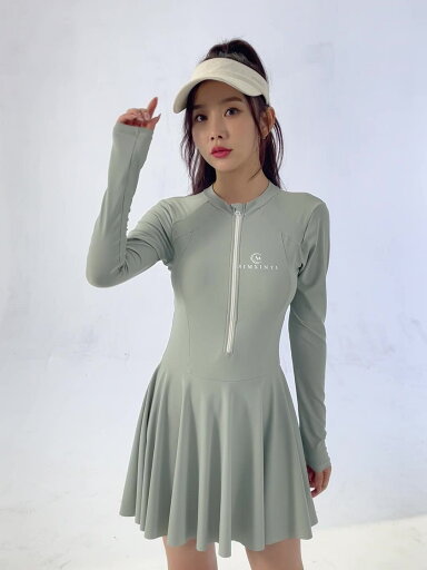 【最大2000円まとめクーポン利用可】水着 女性用 長袖 保守タイプ UVカット 一体型 スリム効果 やせ見え カバーアップ 水泳用 送料無料 夏用 【最大2000円まとめクーポン利用可】水着 女性用 長袖 保守タイプ UVカット 一体型 スリム効果 やせ見え カバーアップ 水泳用 送料無料 夏用