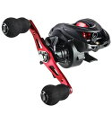 【GW限定15%OFFクーポン有】タコ釣り ベイトリール 右ハンドル 右巻き 18+1BB 7.2:1 ハイギア ブラック レッド バスフィッシング 船釣り 海...