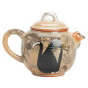 陶器 茶器 志野猫 ポット 釉薬 伝統 具 フィルター付き 一人用 湯呑みセット コーヒー 用具 かわいい