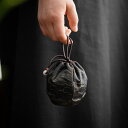 【GW限定15%OFFクーポン有】茶具 香云 ダブルレイヤー 厚手 茶杯 布袋 携帯 旅行用 収納 アウトドア 復古 印刷 バッグ ポーチ