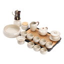 茶具 セット 功夫茶器 磁器 茶壺 茶杯 茶盤 家庭用 シンプル デザイン おしゃれ 茶道具 すべて揃う 収納便利