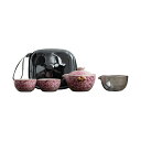 【最大2000円OFFクーポン有】旅行 用 茶具 汝 古 含 わん と カップ ポータブル アウトドア キャンプ用 茶道具 簡易 泡茶器 2杯 セット