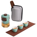 【最大2000円OFFクーポン有】旅行用 茶具 セット 便携式 おしゃれ 収納式 簡単 功夫茶 茶杯 アウトドア 快適 お出かけ カップ お茶道具 便利 グッズ