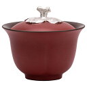 【最大2000円OFFクーポン有】茶器 志野焼き 柿 柿如意 二才 蓋碗 復古 陶器 お茶 濃厚 茶杯 ティーセット 功夫茶具 おしゃれ 焼き物 陶磁器