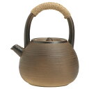【GW限定15%OFFクーポン有】大容量 大型 陶器 茶道用 煮水壺 普 茶器 レトロ粗陶 提梁壺 お茶用品 便利 収納しやすい