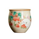 【最大2000円OFFクーポン有】陶器 カップ ティー 録音 進化型 茶具 蕉子 チャイチーズ ストロベリー うさぎ 使いやすい ギフト 贈り物 セット おしゃ...