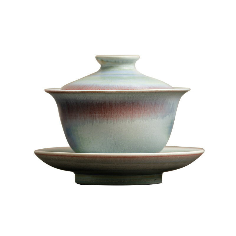 【最大21％OFF夏セールまとめクーポン有】茶具 蓋付き 茶碗 陶器 シンプル 家庭用 茶淹れ 功夫茶 お茶 食器 贈り物 アジアンスタイル インテリア