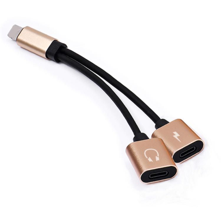 イヤホン iPhone 3本入り イヤフォン 変換ケーブル 2in1 充電しながらイヤホン 通話 音楽 変換 アダプタ ライトニング 端子 二股 ライトニングケーブル iOS10対応以上