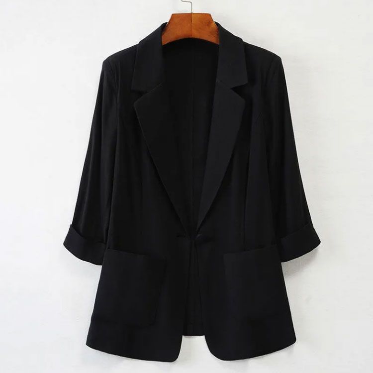 【最大21％OFF夏セールまとめクーポン有】ジャケット サマー アウター レディース 夏 UV ロングカットソー 綿混 綿麻混 七分袖 オフィス カジュアル ビジネス 母 ママ 春 夏 秋