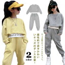 【GW限定15%OFFクーポン有】子供ジャージ キッズ 子供服 女の子 ジャージ 2点セット 春服 長袖 トレーナー スウェットパンツ 上下セット 男の子 セッ...