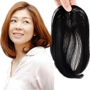 【最大2000円OFFクーポン有】部分ウィッグ 人毛100% ショートストレート