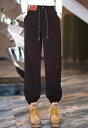 【P5倍&最大16%OFF】パンツ ジョガーパンツ レディース 韓国ファッション ウエストゴム 裏起毛