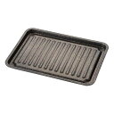 【最大15%OFFお買い物マラソン限定】アイメディア グリルトレー ワイドサイズ グリルプレート 魚焼き器 マーブルコート 魚焼きグリル 調理トレー トースター フッ素コート IH対応 ガス火対応 グリルのお手入れ簡単 焼魚トレー