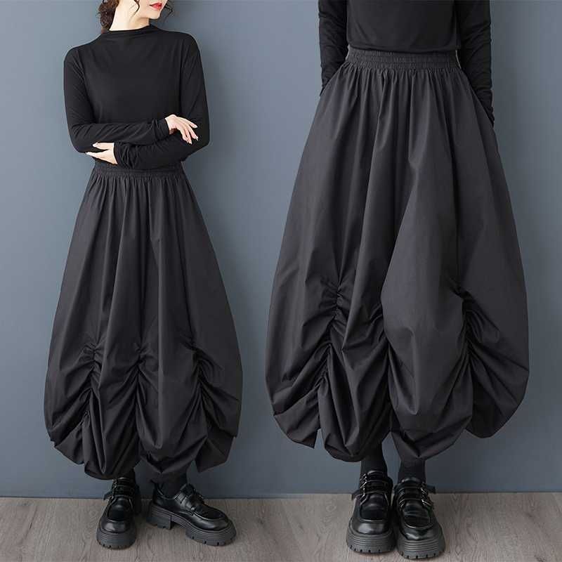 【P5倍UP&最大1000円OFFクーポン有】キュロットスカート レディース ワイドパンツ 九分丈 大きいサイズ 体型カバー 個性 春