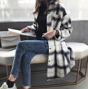 チェックシャツ レディース ロング シャツ ブラウス 長袖 チェック柄 アウター レディースファッション おしゃれ