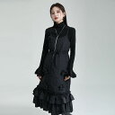 【最大15%OFFお買い物マラソン限定】キャミワンピース レディース ドレス Aライン ベーシック 立体花飾り クロバー