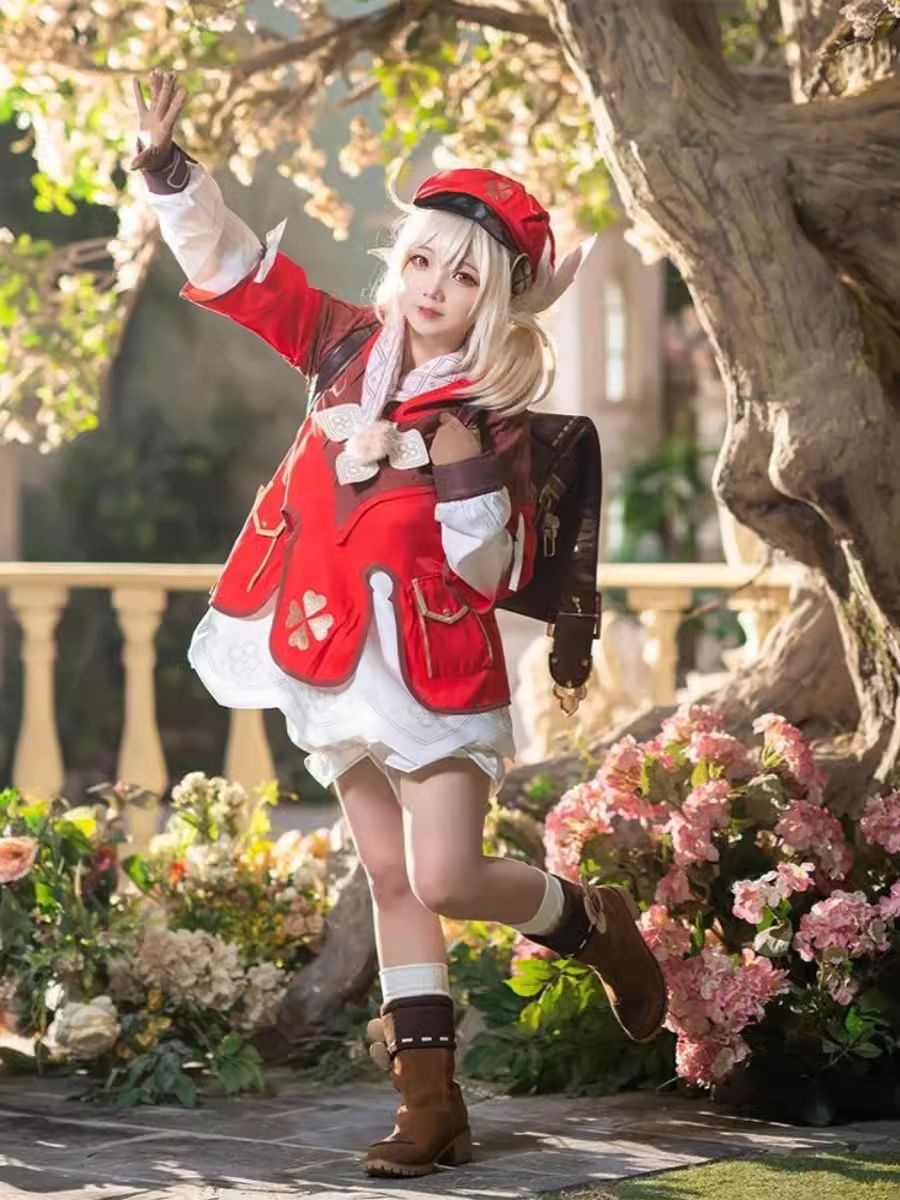 原神 コスチューム クレー コスプレ 衣装 ウィッグ付き げんしん 大人用 アニメ 学園祭 文化祭 イベント ハロウィン クリスマス パーティー 舞台装 演出服 仮装 変装風 モンド城 制服 撮影