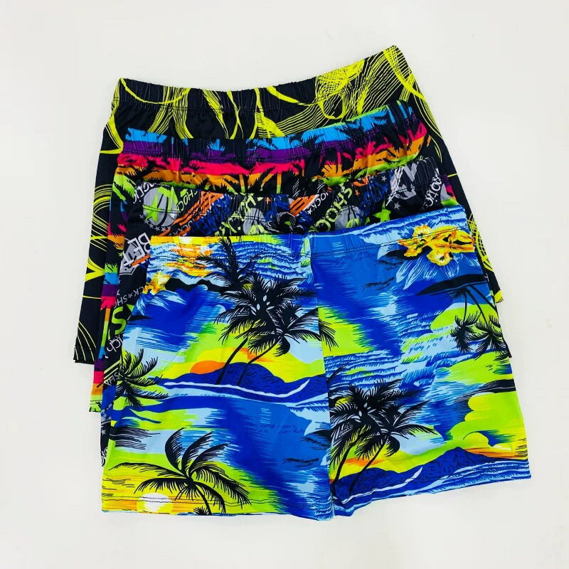 水着 メンズ スイムパンツ 大きいサイズ 柄入り 快適 平角パンツ 温泉 海水浴