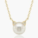 14K スターリング ゴールド シルバー メッキ レディース ネックレス パール 養殖真珠 ホワイト 可愛い 金属 結婚式 パーティー
