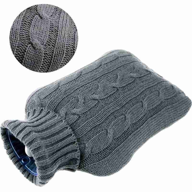 湯たんぽカバー ソフトカバー ニット ハンドウォーマー 再利用可能 加熱 家庭用品