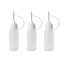 電子タバコ リキッド DIY 10ml 使い捨て ドロッパーボトル ニードルボトル タール ニコチン vape 3個セット ホワイト