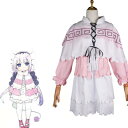 【最大17%OFFお買い物マラソン限定】小林さんちのメイドラゴン カンナ カムイ コスプレ 衣装 ワンピース 着物 日常服 コスチューム 仮装 変装 イベント ...