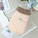 ¥最大21%OFFまとめクーポン有/犬服 冬 防寒 ペット服 犬 アウター コート ドッグウェア 暖かい あったか 前ボタン 散歩 おでかけ ピンク 秋 いぬ 犬用 冬服