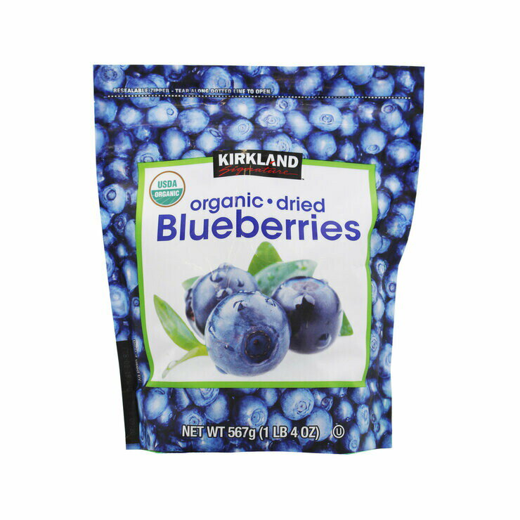 カークランドシグネチャー オーガニック ドライブルーベリー 567g　Kirkland Signature Organic Dried Blueberries 567g