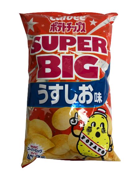 カルビー ポテトチップス スーパービッグ うすしお味 472g大袋×2setのサムネイル
