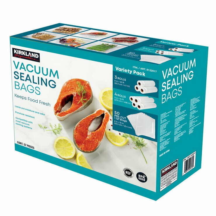 カークランドシグネチャー 真空バッグ アソートメント パック Kirkland Signature Vacuum Sealer Bags Assortment Pack