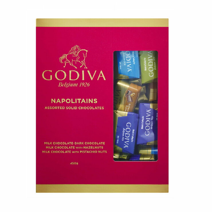 ゴディバ ナポリタン アソーテッドチョコレート 450g　GODIVA Napolitains Assorted Solid Chocolate 450gのサムネイル