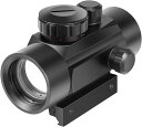 【GW限定15%OFFクーポン有】ドットサイト ダットサイト 照準器 サバゲー 2色 レッド/グリーン五段階調整 20mmレール対応 マウント レンズプロテクタ...